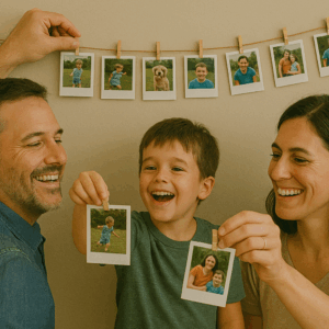 Varal de Fotos Polaroide